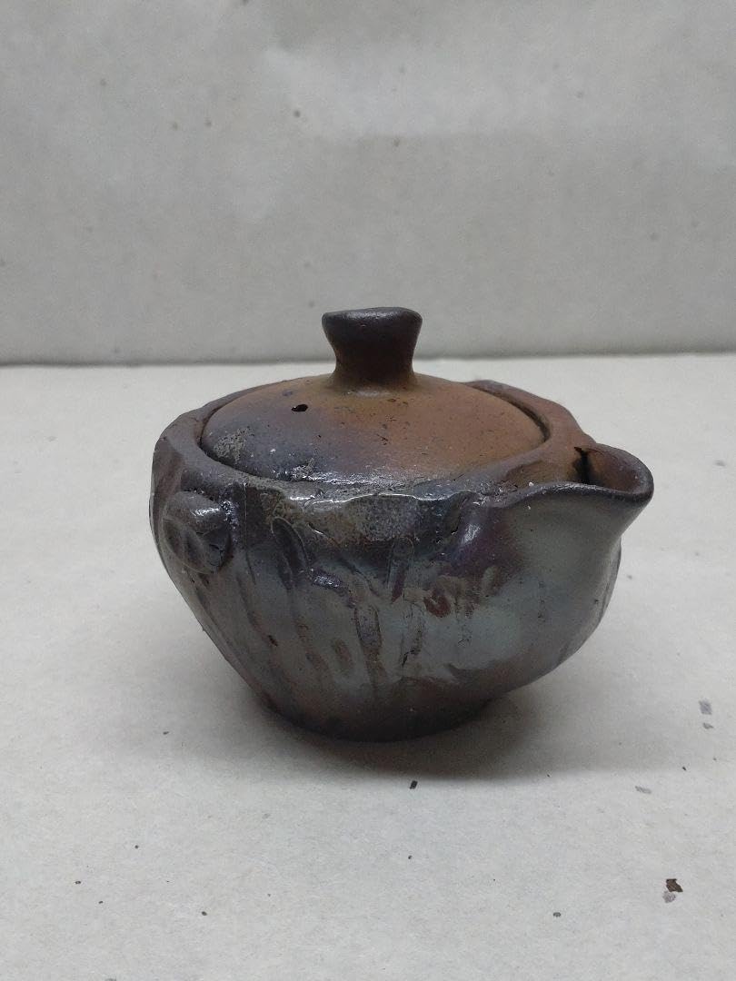 55.備前焼 宝瓶 登り窯 亀 かめ カメ 六角 手びねり 急須 55.備前焼 宝瓶 登り窯 亀 かめ カメ 六角 手びねり 急須 55.備前焼 宝